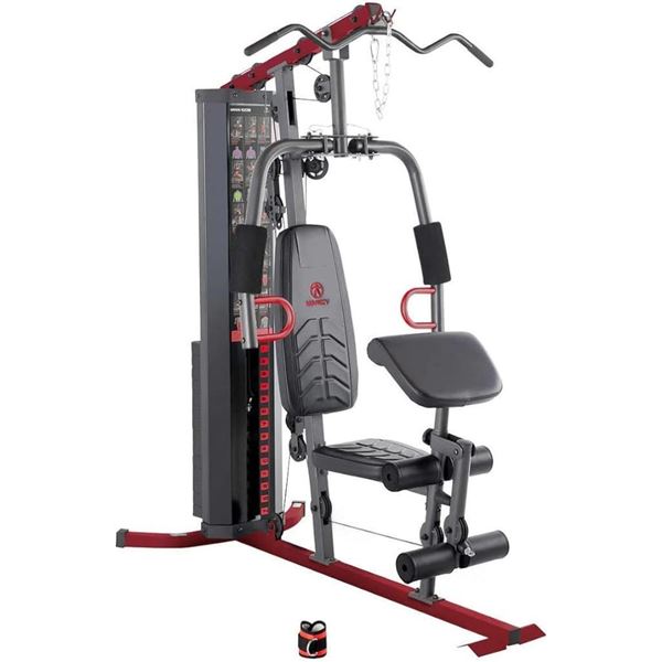 Marcy multifunction home gym with 150lbs of weights