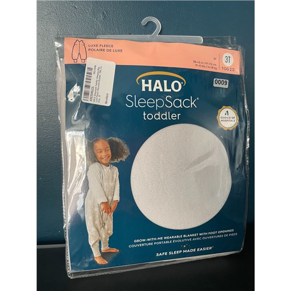 Lot of 1 HALO SleepSack for Toddlers - 3T - Luxe Fleece