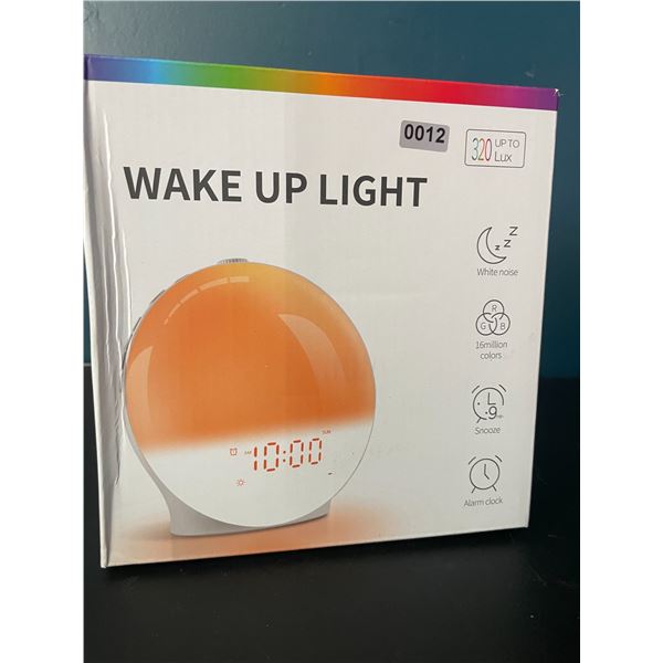Lot of 1 Sunrise Alarm Clock/White Noise Sleep Machine Multi-Colour Light - Brand New!