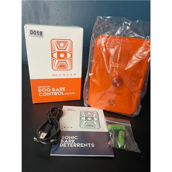 Lot of 1 Ultrasonic Rechargeable Dog Bark Control Device - Works Indoors & Outdoors! Easy To Use