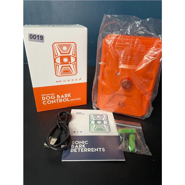 Lot of 1 Ultrasonic Rechargeable Dog Bark Control Device - Works Indoors & Outdoors! Easy To Use