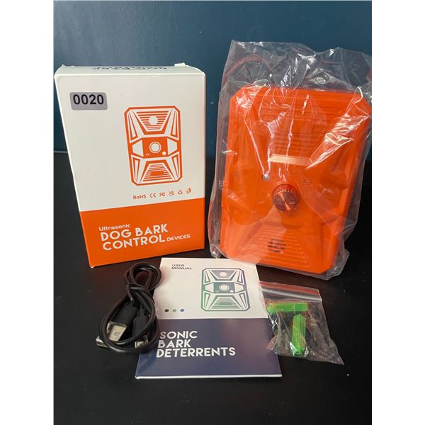 Lot of 1 Ultrasonic Rechargeable Dog Bark Control Device - Works Indoors & Outdoors! Easy To Use