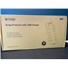 Image 2 : Lot of 1 Trond Prime Power Bar/Surge Protector with 12 Outlets & 4 USB Ports - Brand New!