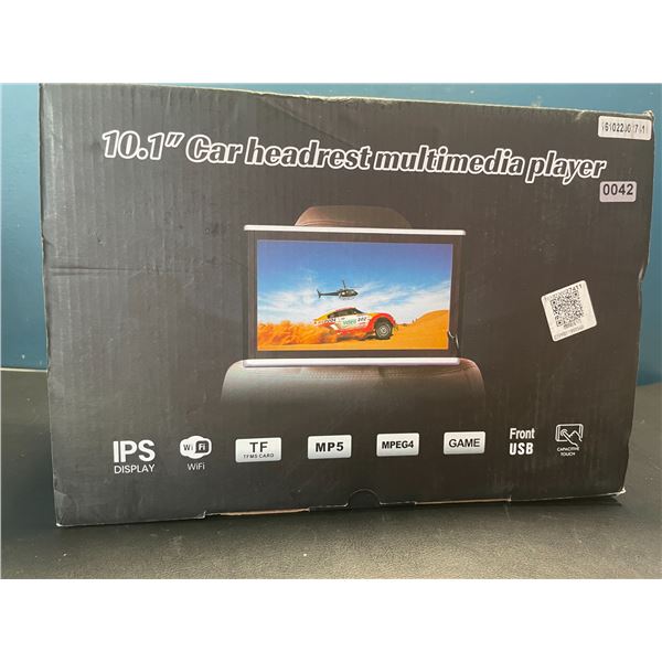 Lot of 1 (10.1inch) Car Headrest Multimedia Player - BRAND NEW!