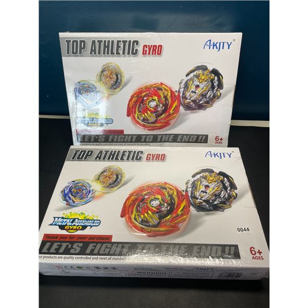 Lot of 2 Bey-Blade Style Toy Sets for Kids - Brand New Sealed!