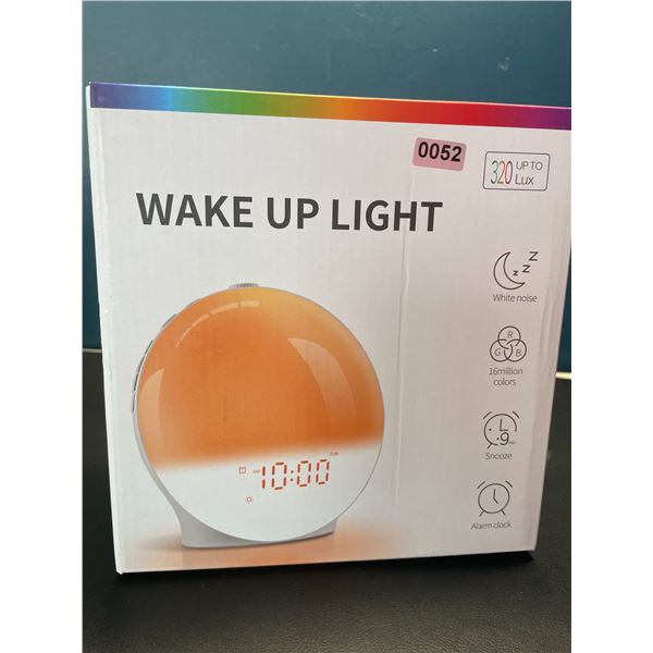 Lot of 1 Sunrise Alarm Clock/White Noise Sleep Machine Multi-Colour Light - Brand New!