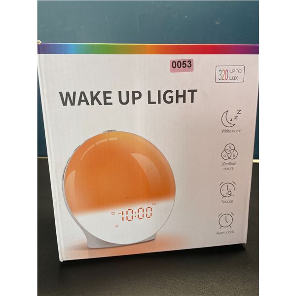 Lot of 1 Sunrise Alarm Clock/White Noise Sleep Machine Multi-Colour Light - Brand New!