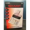 Image 1 : Lot of 1 SHARP EL-1801V Two-Color 12-Digit Electronic Printing Calculator - Brand New!