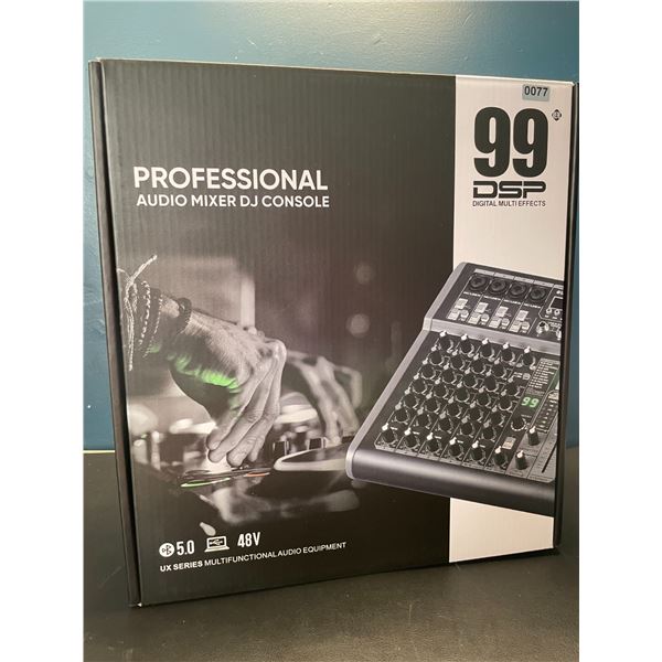 Lot of 1 Debra Professional Audio Mixer DJ Console - 6 Channel w/ 99 DSP Digital Effects-BRAND NEW!!