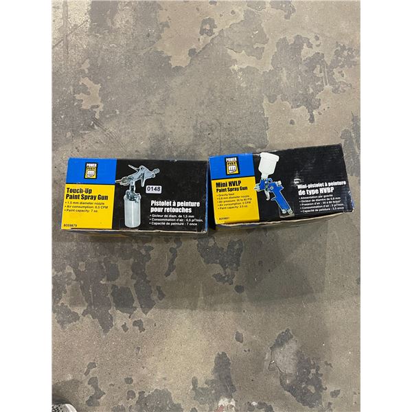 Lot of 2 Paint Spray/Touch Up Guns - Used