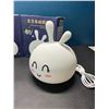 Image 2 : Lot of 2 Cute Bunny Silicone Night Lights - Rechargeable