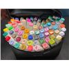 Image 2 : Lot of 1 Multi-Pack of Alcohol Dual-Tip Aritst Markers - 80 PCS/Colours - Brand New!