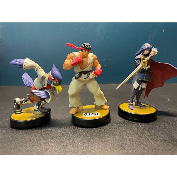 Lot of 3 Collectible and Rare Nintendo Amiibos - Open Box