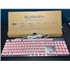 Image 1 : Lot of 1 Surmen G1000 Wired Gaming Keyboard - Pink - Brand New!