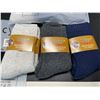 Image 2 : Lot of 2 Packs of Yoicy Men's Heavy Thick Wool Socks - 3 Pairs Per Pack/6 Total