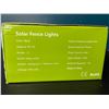 Image 3 : Lot of 1 Box of LED Solar Fence Lights - 6PCS in Box - Brand New!