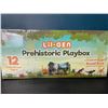 Image 3 : Lot of 1 Lil-Gen Prehistoric Playbox Toy Set - Includes 12 Dinosaur Figures, Sound Book & Playmat!