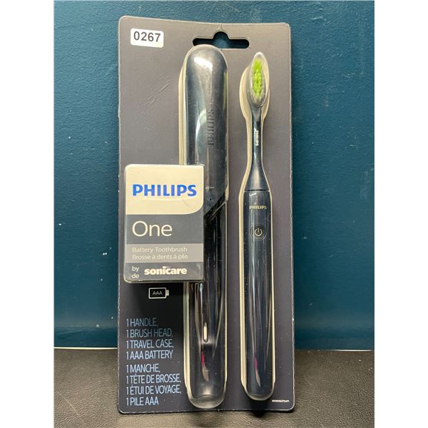 Lot of 1 Philips One Sonicare Battery Toothbrush - Blue - Brand New!