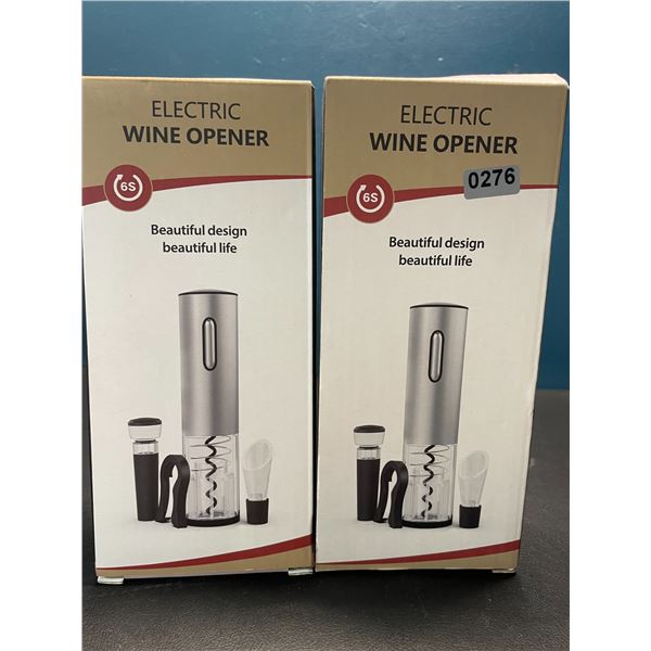Lot of 2 Electric Wine Openers - Brand New!