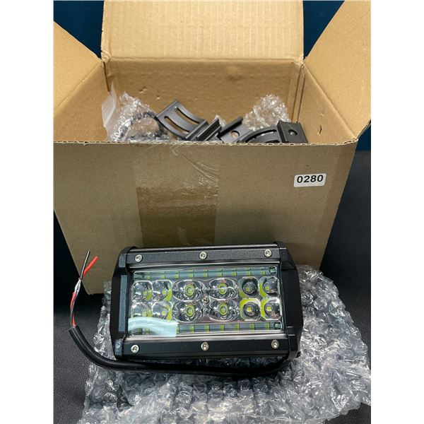 Lot of 1 Box of LED Light Bars (5inch) for Offroad Vehicles - Pack of 4