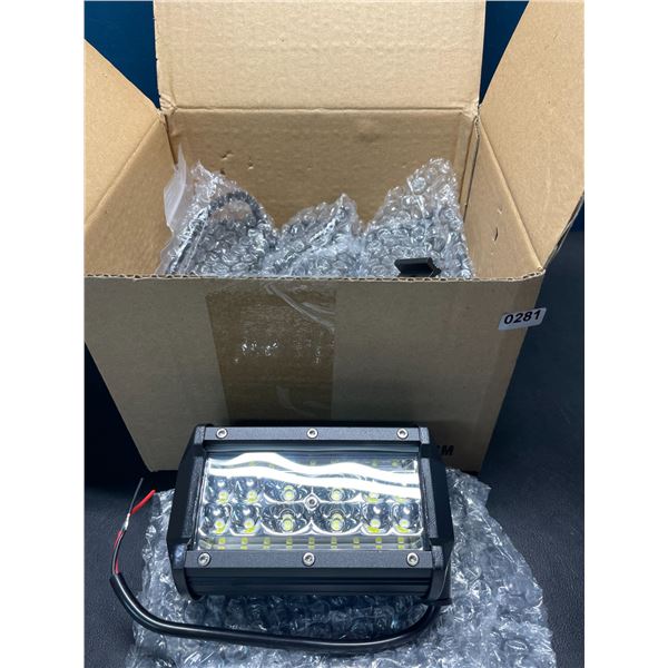 Lot of 1 Box of LED Light Bars (5inch) for Offroad Vehicles - Pack of 4
