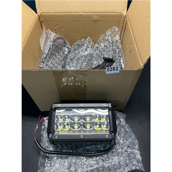 Lot of 1 Box of LED Light Bars (5inch) for Offroad Vehicles - Pack of 4