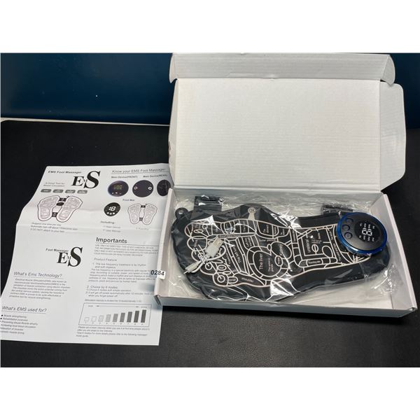 Lot of 1 EMS (Electric Muscle Stimulation) Foot Massager for Pain Relief & Circulation - Brand New!