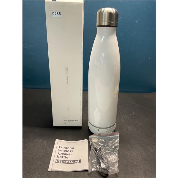 Lot of 1 Chronon Wireless Bluetooth Speaker Water Bottle - Sublimation Water Bottle! Brand New!
