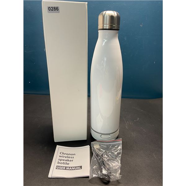 Lot of 1 Chronon Wireless Bluetooth Speaker Water Bottle - Sublimation Water Bottle! Brand New!