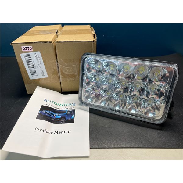 Lot of 2 LED Headlights for Offroading Vehicles