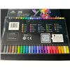 Image 2 : Lot of 3 Multi-Packs of Art-n-Fly Dual Tip Brush & Fineliner Markers - 25PCS/Colours Per Pack!