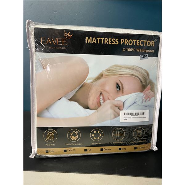 Lot of 1 Eavee King Size Waterproof Matress Protector - Brand New