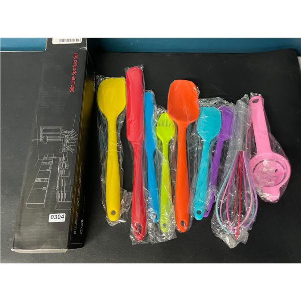 Lot of 1 Silicone Spatula/Silicone Cooking Utensil Set