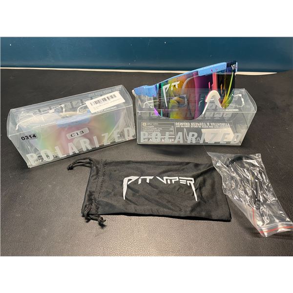 Lot of 2 Pit Viper Polarized Sunglasses