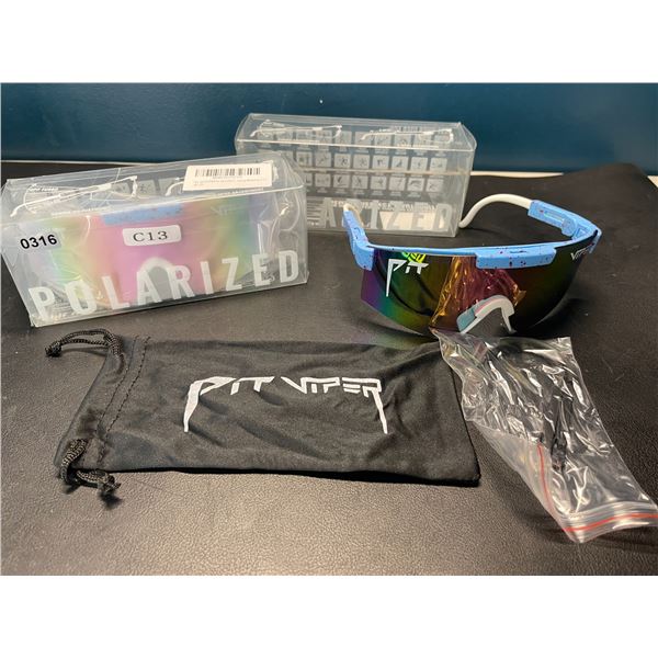 Lot of 2 Pit Viper Polarized Sunglasses