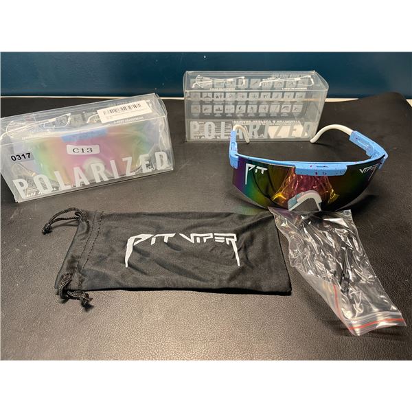 Lot of 2 Pit Viper Polarized Sunglasses
