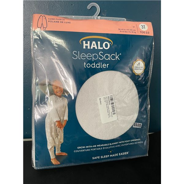 Lot of 1 HALO SleepSack for Toddlers - 3T - Luxe Fleece