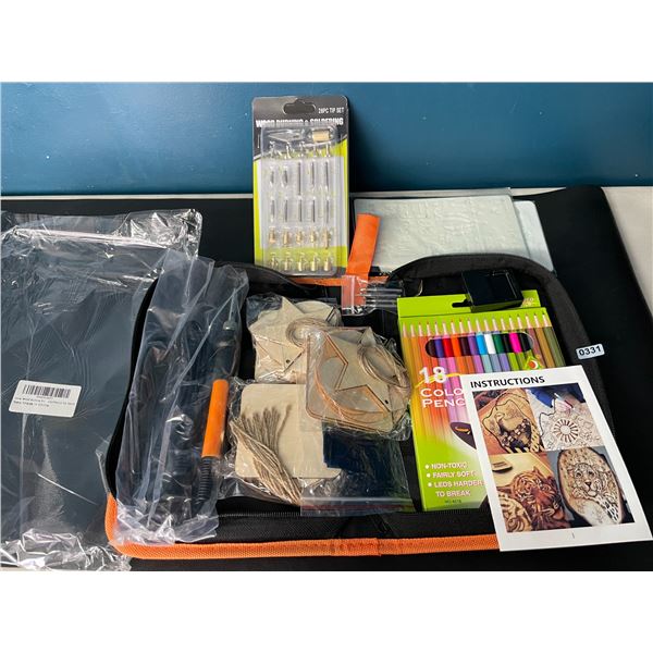 Lot of 2 Wood Burning Kits/Soldering Iron Tool Kits - Brand New!