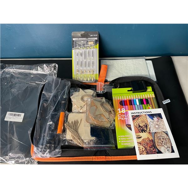 Lot of 2 Wood Burning Kits/Soldering Iron Tool Kits - Brand New!