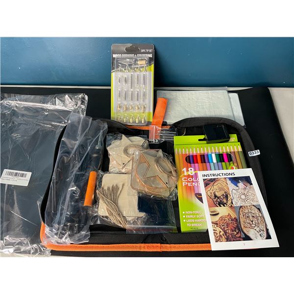 Lot of 2 Wood Burning Kits/Soldering Iron Tool Kits - Brand New!