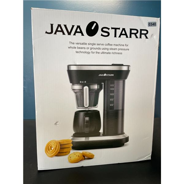 Lot of 1 Java Starr Single Serve Coffee Machine w/ Built-In Grinder for Whole Beans - BRAND NEW!