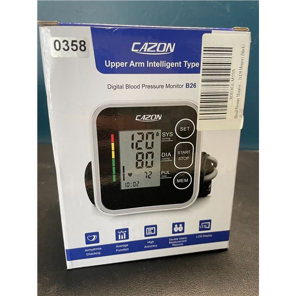 Lot of 1 Cazon Electronic Automatic Blood Pressure Monitor - Brand New!
