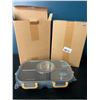 Image 2 : Lot of 2 Bento Style Lunch Boxes - Brand New!