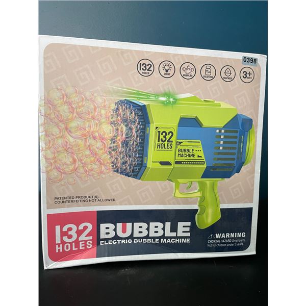 Lot of 1 Rocket Bazooka Automatic/Rechargeable Bubble Gun - 132 Holes - Blows SO MANY BUBBLES!!