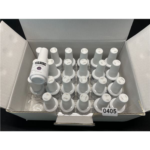 Lot of 1 Vishine Gel Nail Polish Set - 24 PCS/Colours - 8ml Each - Brand New!