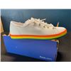 Image 2 : Lot of 1 Pair of Keds Kickstart White/Rainbow Sneakers - Brand New!