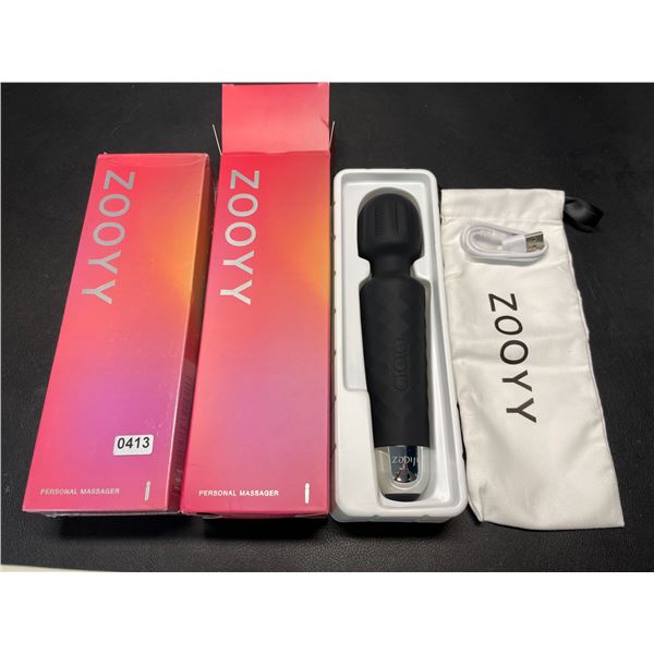 Lot of 2 Zooyy Rechargeable Personal Massagers/Adult Sex Toys for Women - Quiet & Waterpoof