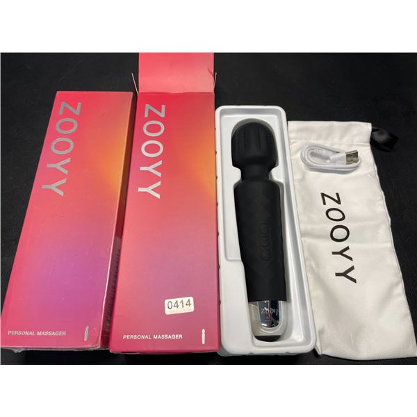 Lot of 2 Zooyy Rechargeable Personal Massagers/Adult Sex Toys for Women - Quiet & Waterpoof