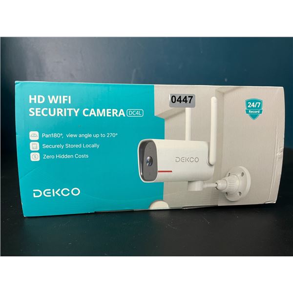 Lot of 1 Dekco HD WiFi Security Camera - Brand New!