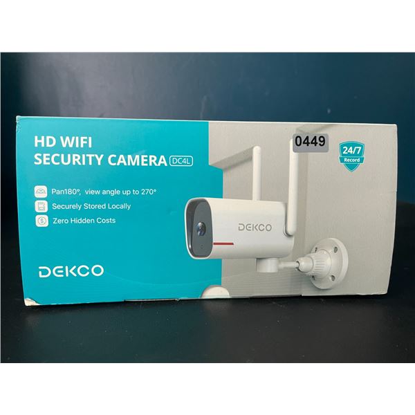Lot of 1 Dekco HD WiFi Security Camera - Brand New!